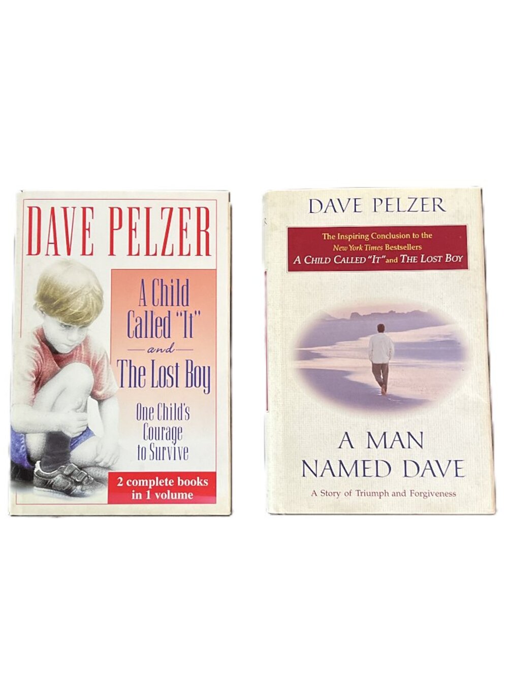 2-Book Dave Pelzer Bundle: A Child Called "It" and A Man Named Dave